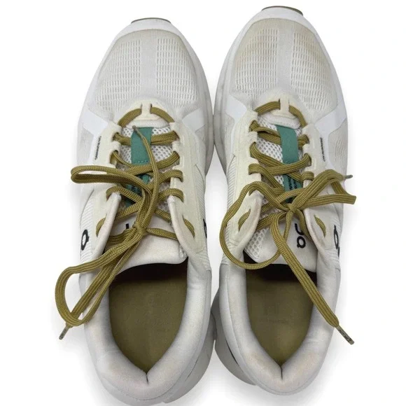 On Cloudrunner 2 Running Shoes Mens 10 White Green Sneakers 3ME10142404 - Picture 8 of 11